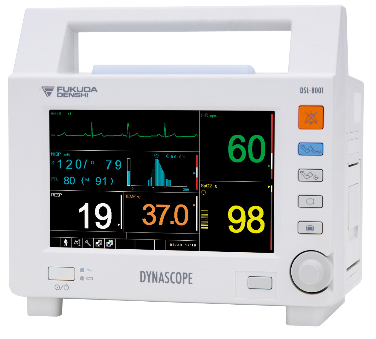 Product DS8001 Bedside Monitor Critical Care Monitoring Fukuda Product DS8001 Bedside Monitor Critical Care Monitoring Fukuda